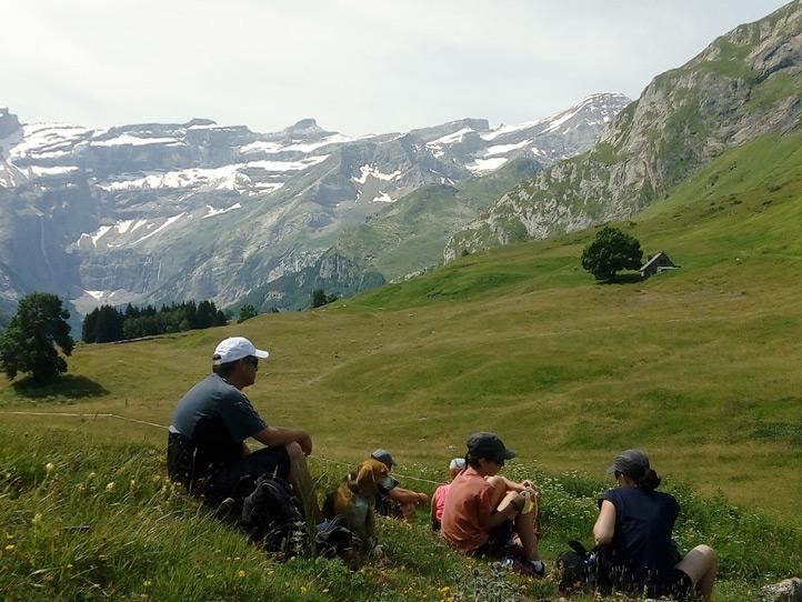 Balade/rando familiale   vue xxl du Cirque de Gavarnie depuis Saugué  jeudi