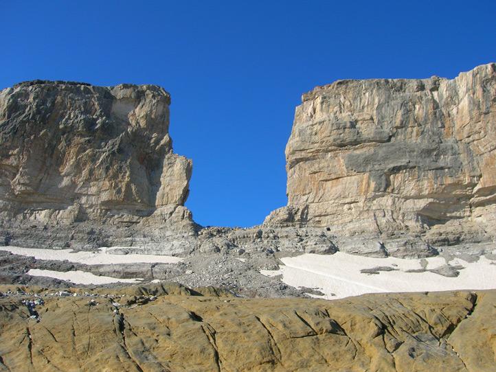 Brèche de Roland 2800 mètres, parc national des Pyrénées